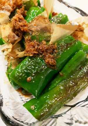 ゆかりのイブクロ　　万願寺とうがらし-レシピのメイン写真