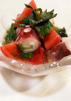 ゆかりのイブクロ トマトとタコのマリネ-レシピのメイン写真