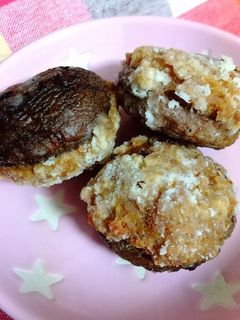 しいたけの肉詰め唐揚げ-レシピのメイン写真