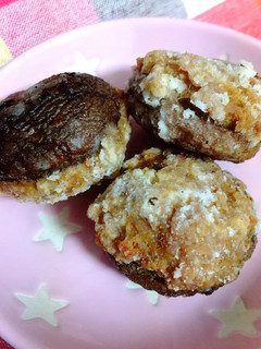 しいたけの肉詰め唐揚げ-レシピのメイン写真