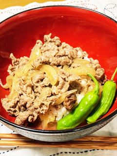 簡単!我が家の牛丼♡-レシピのメイン写真