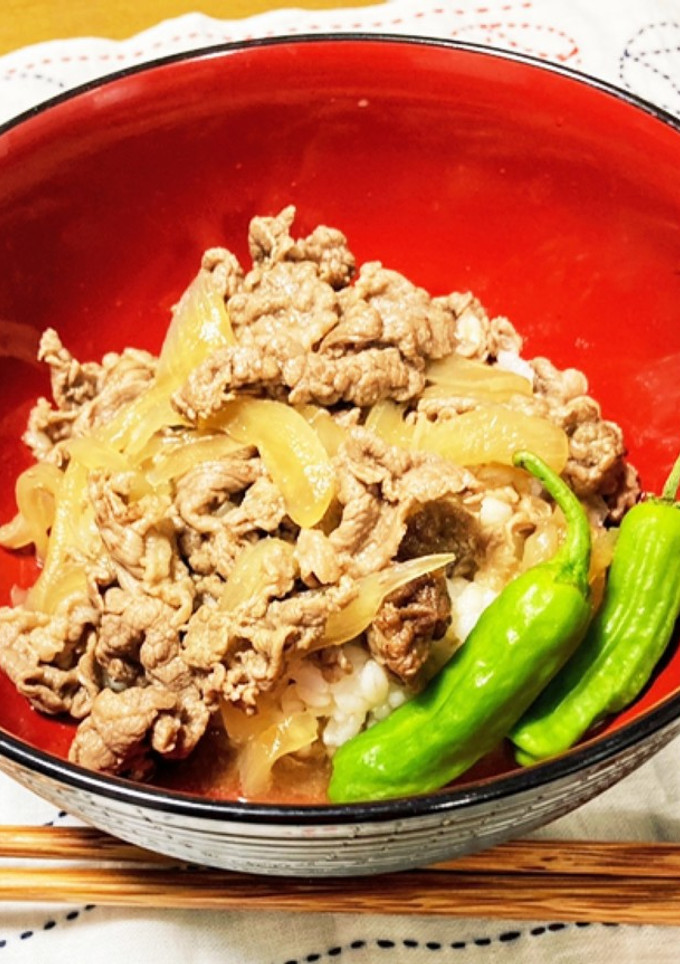 簡単！我が家の牛丼♡-レシピのメイン写真