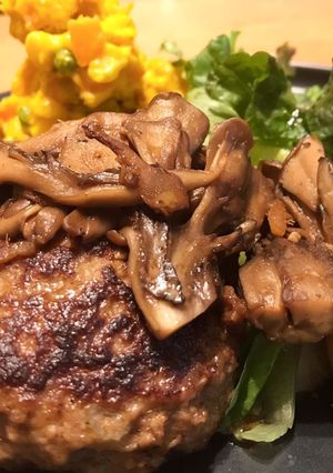 わたしの基本ハンバーグ☆舞茸の和風ソース-レシピのメイン写真