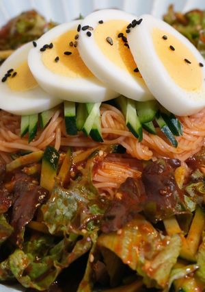 ビビン麺 作り方 / そうめんレシピ-レシピのメイン写真