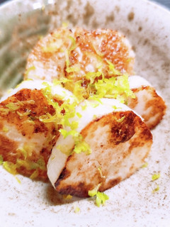 焼くだけでホックホク!長芋のすだち和え-レシピのメイン写真