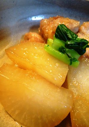 大根と揚げ鶏の炊いたの-レシピのメイン写真