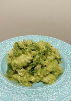 簡単♪アボカドとバジルのケールパスタ-レシピのメイン写真