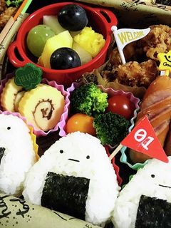 すみっコぐらし☆おにぎり弁当☆-レシピのメイン写真