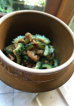 徳之島郷土料理 ゴーヤのお茶漬け味噌-レシピのメイン写真