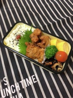 男子高校生弁当7/20唐揚げ弁当-レシピのメイン写真
