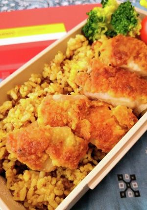 男子高校生お弁当（41）ジャンバラヤ-レシピのメイン写真