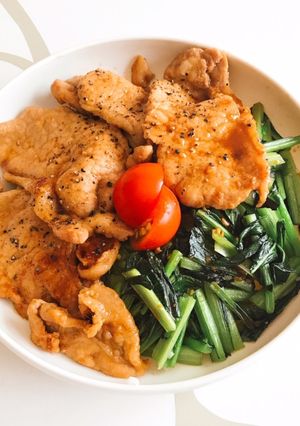 ガッツリ豚丼、、野菜もね-レシピのメイン写真