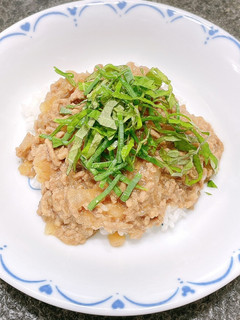 肉みそご飯-レシピのメイン写真