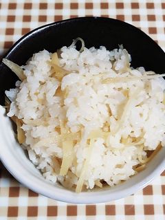 新生姜炊き込みごはん-レシピのメイン写真
