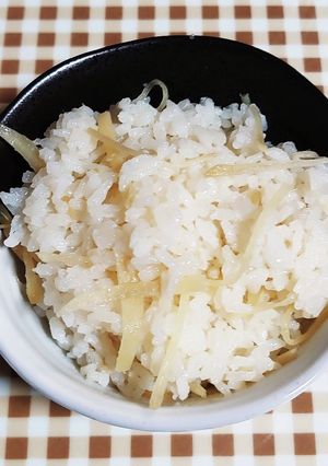新生姜炊き込みごはん-レシピのメイン写真