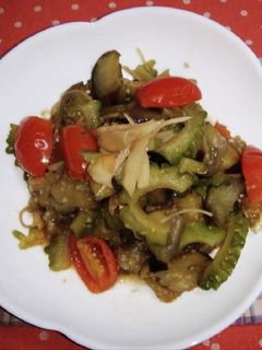 新生姜とともに♪簡単♪夏野菜炒め-レシピのメイン写真
