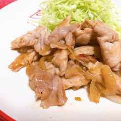 รูปของ レンジで！豚のしょうが焼き