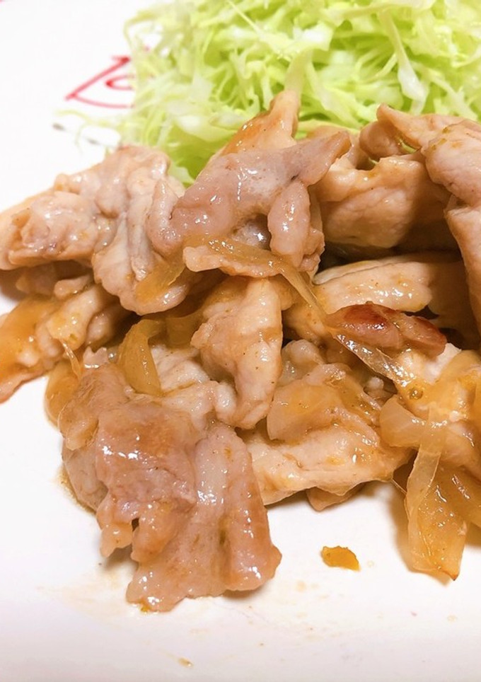 レンジで！豚のしょうが焼き-レシピのメイン写真