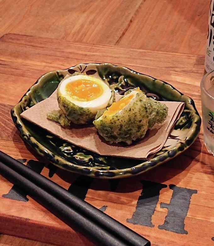 おうち居酒屋★半熟玉子の磯辺揚げ-レシピのメイン写真