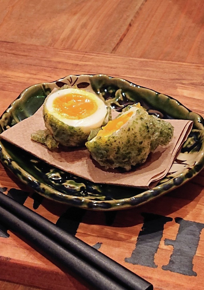 おうち居酒屋★半熟玉子の磯辺揚げ-レシピのメイン写真