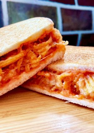 コンソメポテチのホットサンド #1-レシピのメイン写真