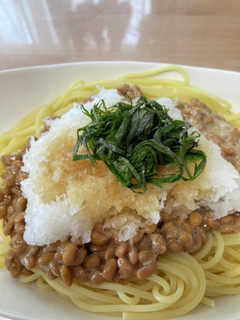 納豆おろしパスタ-レシピのメイン写真
