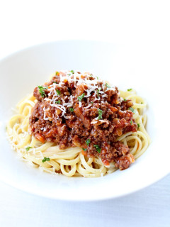 手軽に【ミートソースパスタ】スパゲッティ-レシピのメイン写真
