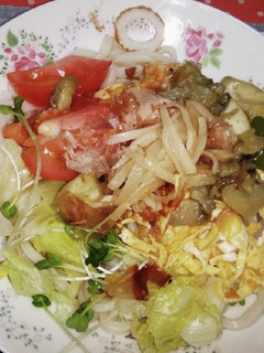 新生姜ぶっかけうどん夏野菜乗せ-レシピのメイン写真
