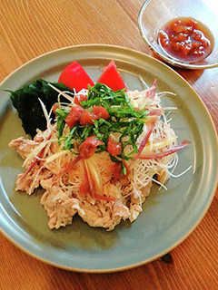 香味冷しゃぶ梅わさびソース-レシピのメイン写真