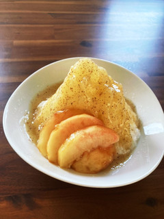 キウイと桃のフレッシュなかき氷-レシピのメイン写真