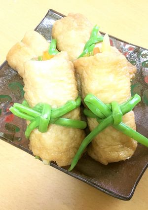 ささげのあげ巻き煮-レシピのメイン写真