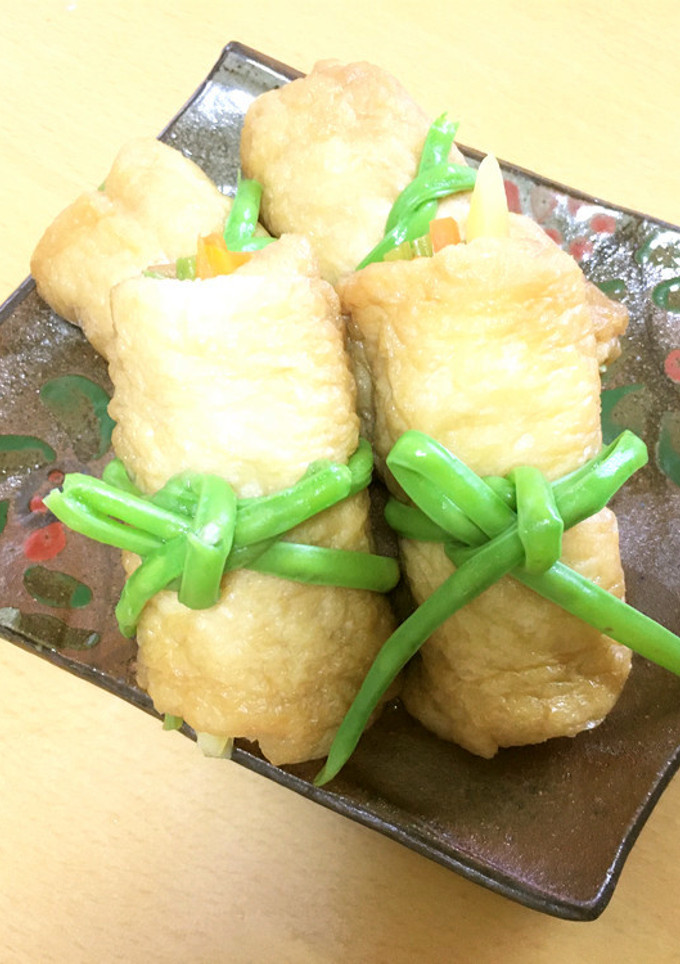 ささげのあげ巻き煮-レシピのメイン写真