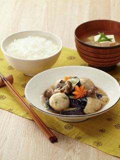 鶏だんごと茄子の和風あんかけ-レシピのメイン写真