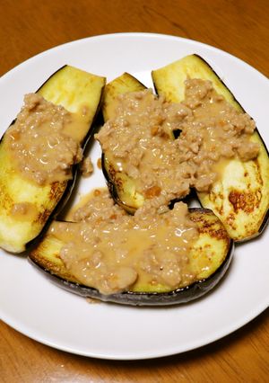 茄子のそぼろ味噌-レシピのメイン写真