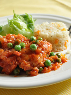 ポルトガルの♪えんどう豆と鶏肉の煮込み-レシピのメイン写真