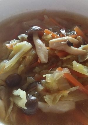 白菜とキャベツのカレースープ-レシピのメイン写真
