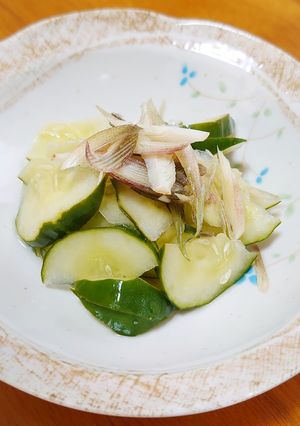 カンタン！キュウリの梅酢即席漬け-レシピのメイン写真