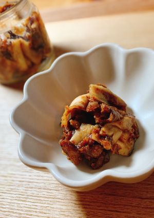 ご飯のお供に♪エリンギのくるみ味噌バター-レシピのメイン写真