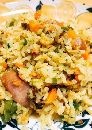 【余り物OK】野菜が甘い!カレーピラフ!-レシピのメイン写真