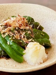 焼きピーマン*おかか大根おろしで-レシピのメイン写真