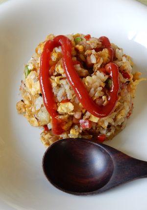 バジル焼き飯-レシピのメイン写真