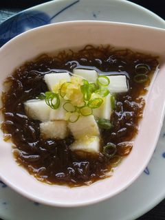 生姜入り♪もずくと長芋の三杯酢あえ-レシピのメイン写真