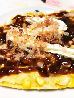 レンジで焼かないお好み焼き-レシピのメイン写真