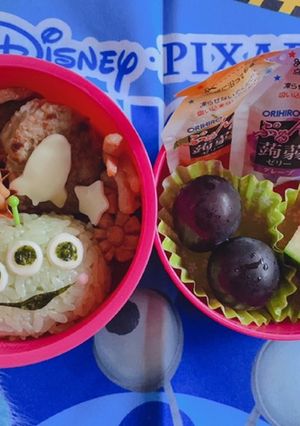 リトルグリーンメンキャラ弁/保存用-レシピのメイン写真