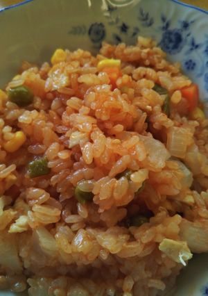 サラダチキンで！炊き込みチキンライス-レシピのメイン写真