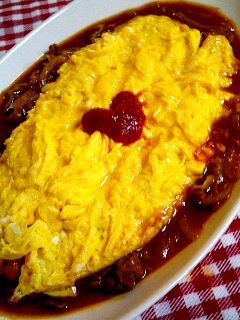 余ったソースで簡単♪ふんわりオムライス-レシピのメイン写真