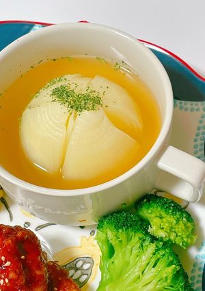 まるごと玉ねぎスープ-レシピのメイン写真