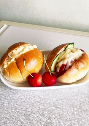 バターロールのサンド-レシピのメイン写真