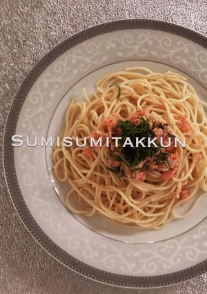 簡単♪焼き鮭でさっぱり冷製パスタ☆-レシピのメイン写真