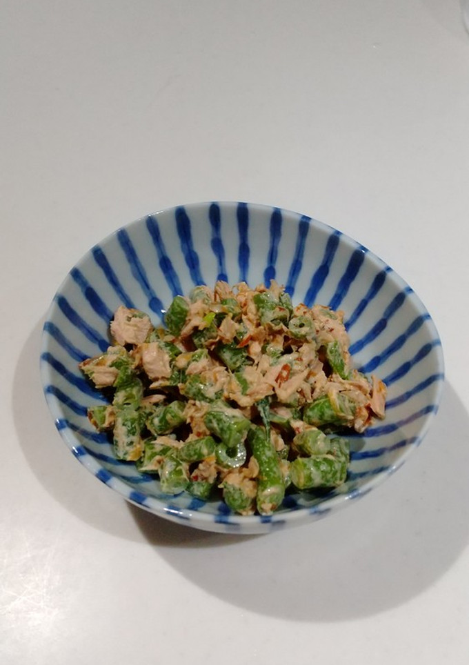 いんげん豆のツナマヨ和え-レシピのメイン写真